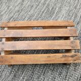Small bench/Footrest in antique wood