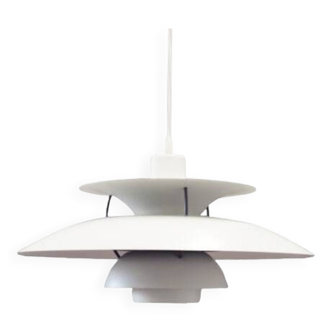 Lampe à suspension, design danois, années 1970, fabricant : Louis Poulsen