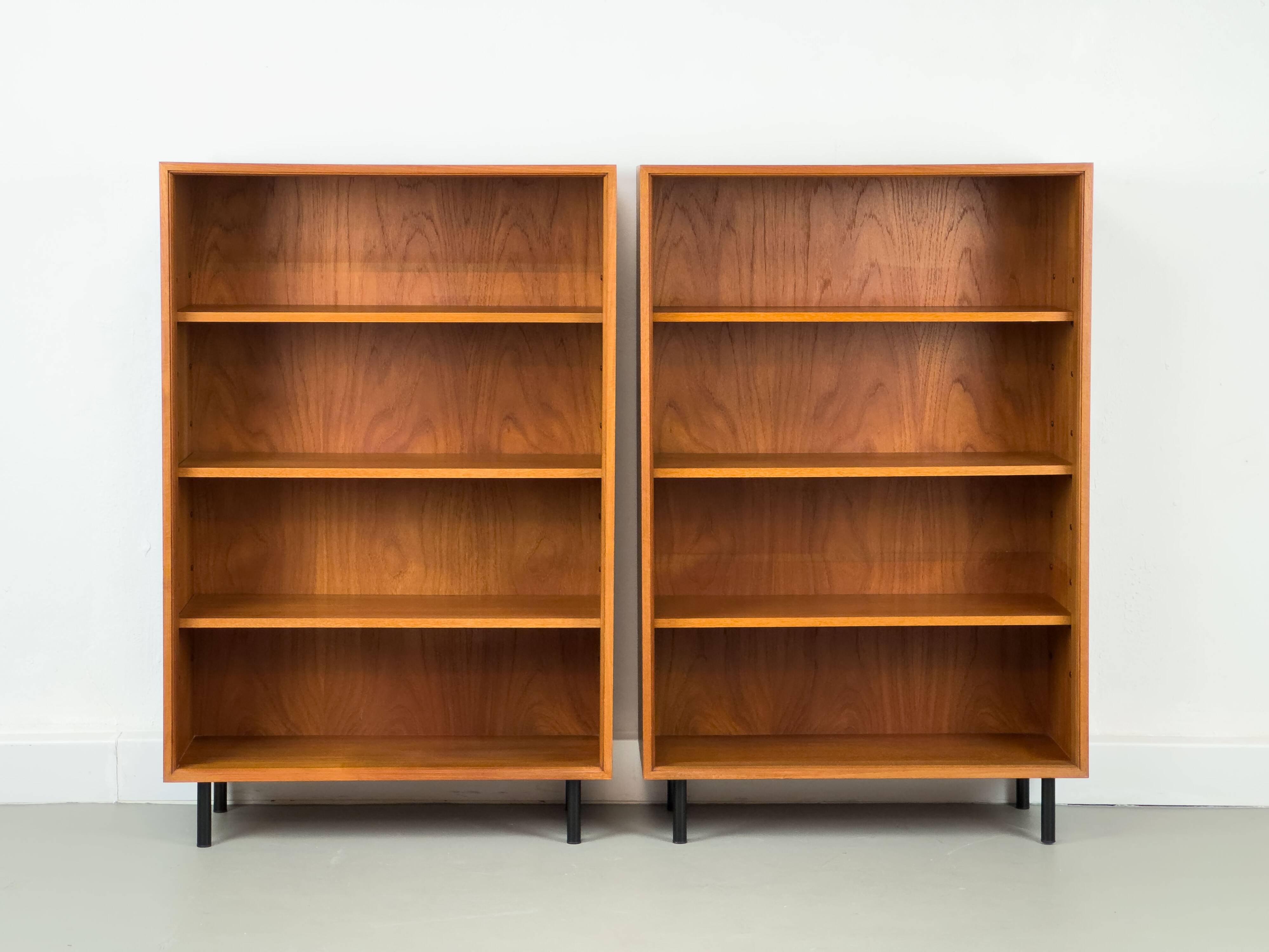 Bibliothèques en teck du milieu du siècle de Franzmeyer Möbel, années 1960, lot de 2