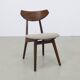 Vintage teak dining chairs by Louis van Teeffelen, 1960s