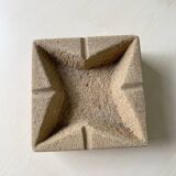 Square stone ashtray