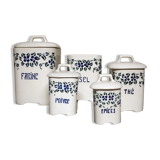 Trundle spice pots vegetable décor