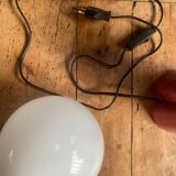 Pink ceramic hand lamp