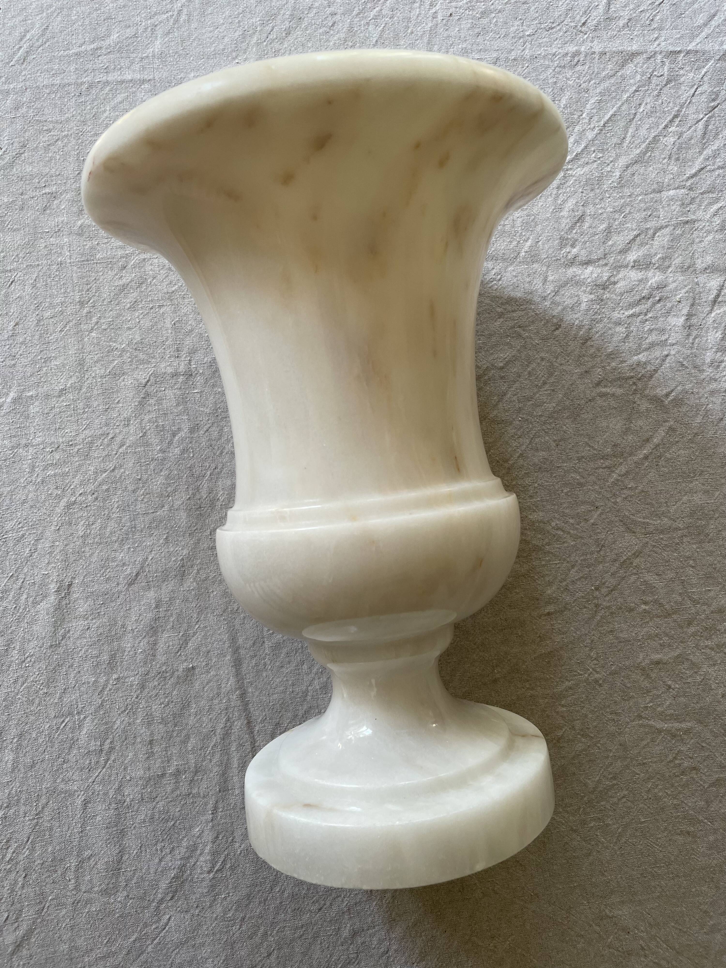 Medici vase in white marble