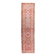 Red & Pink Super Soft Vintage Runner Rug, 91x346Cm