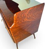 midcentury rosewood chest of drawers.