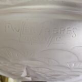 Art Deco frosted glass chandelier by the Muller brothers