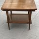 Natural wood coffee table by John Widdicomb 1960