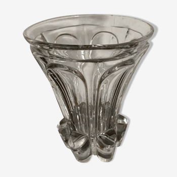 Small art deco glass vase