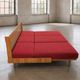 Czechoslovak mid-century sofa by Interiér Praha, 1960s – red bouclé
