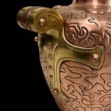 Important Art Nouveau copper jar circa 1900