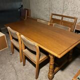 Solid wood table