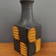 Brown and orange vase by Carstens model 7444-25  West Germany Pottery