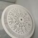 Old white rock garden furniture