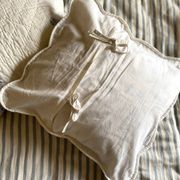 Housses de coussin en coton ancien en toile de Jouy