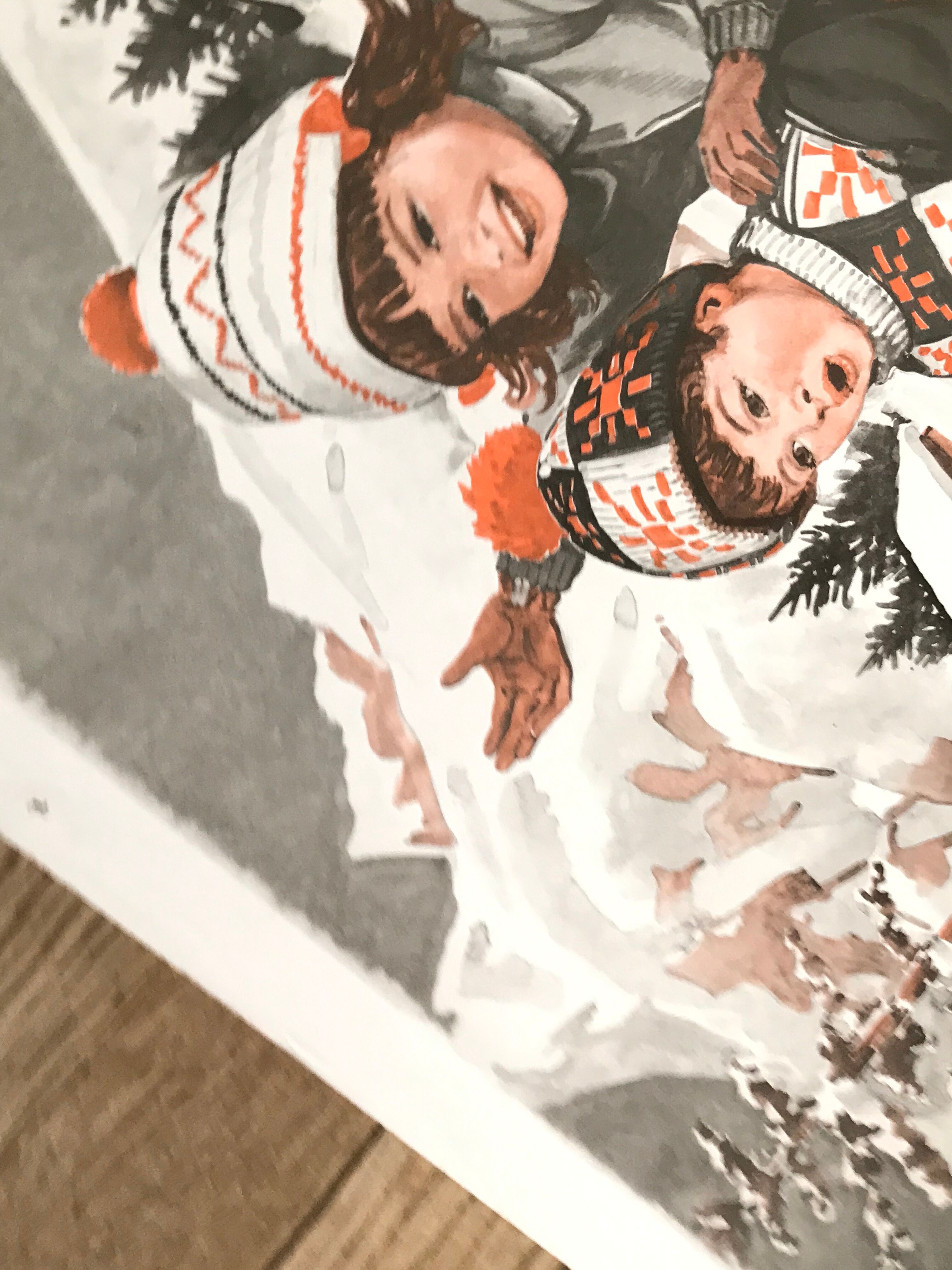 Carpenter's school poster / sledging