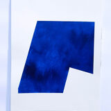 Minimalist blue paint