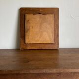 Mirror in incised ceramic resin 1970