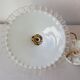 Pendant in serrated opaline