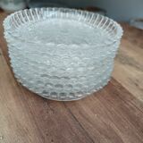 Set of six vontahe glass bottle rest