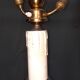 Metal sit pick mounted in lamppost