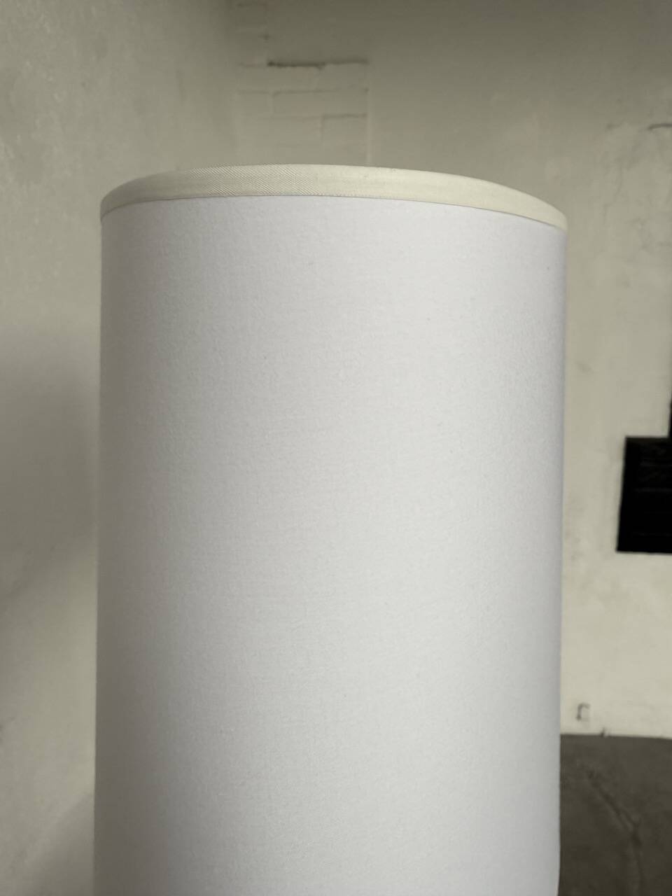 70s oak wood table lamp