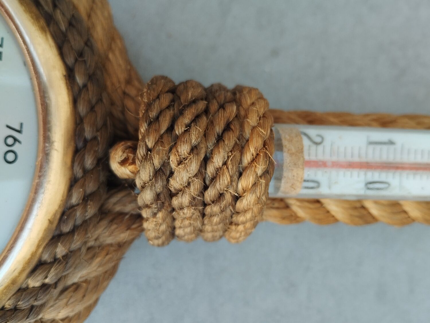 Old vintage Audoux Minet barometer