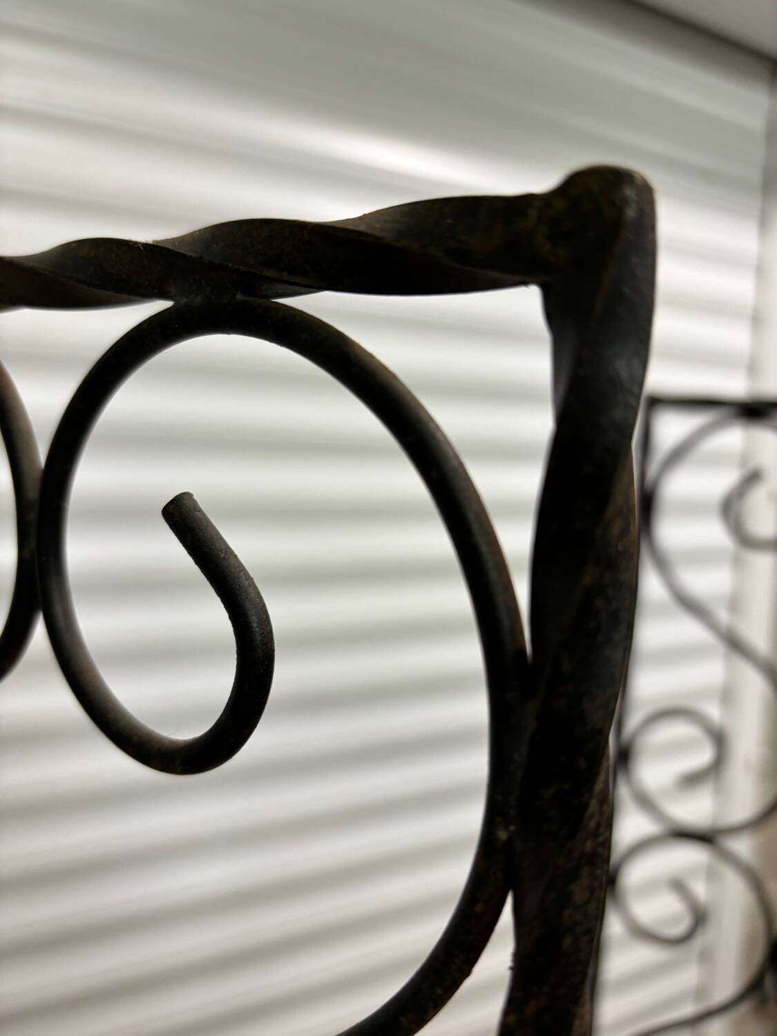 Wrought iron screen