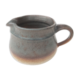 Enamelled stoneware pitcher