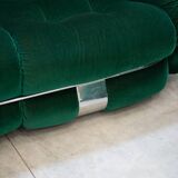 Living room, 2 armchairs and 3-seater sofa, OKAY model, Adriano Piazzesi, 1970