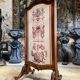 Triptych mirror of brot walnut period napoleon iii xix th century