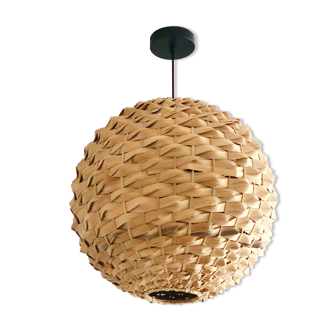 Braided palm ball suspension