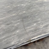 Restoration period console in flamed mahogany