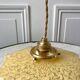Yellow Clichy glass pendant lamp 20s