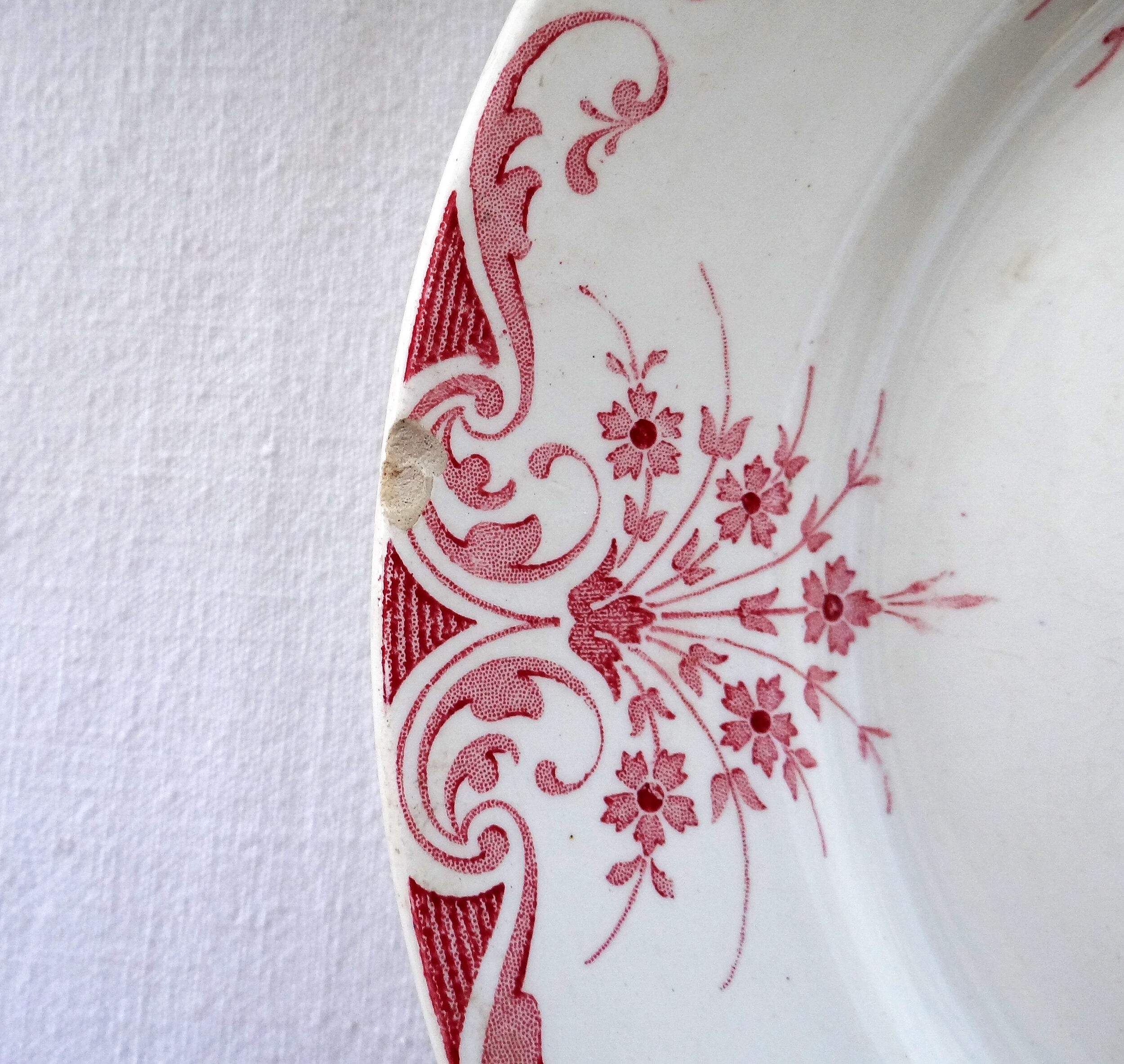 3 serving plates kg lunéville model without discomfort