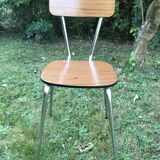 Brown formica chairs