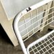 2 white metal "Ted Ned" folding chairs by Niels Gammelgaard for IKEA, 1980s