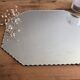 Miroir biseauté octogonal - 31 x 24 cm