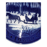 Christmas plate 1984, Royal Copenhagen porcelain