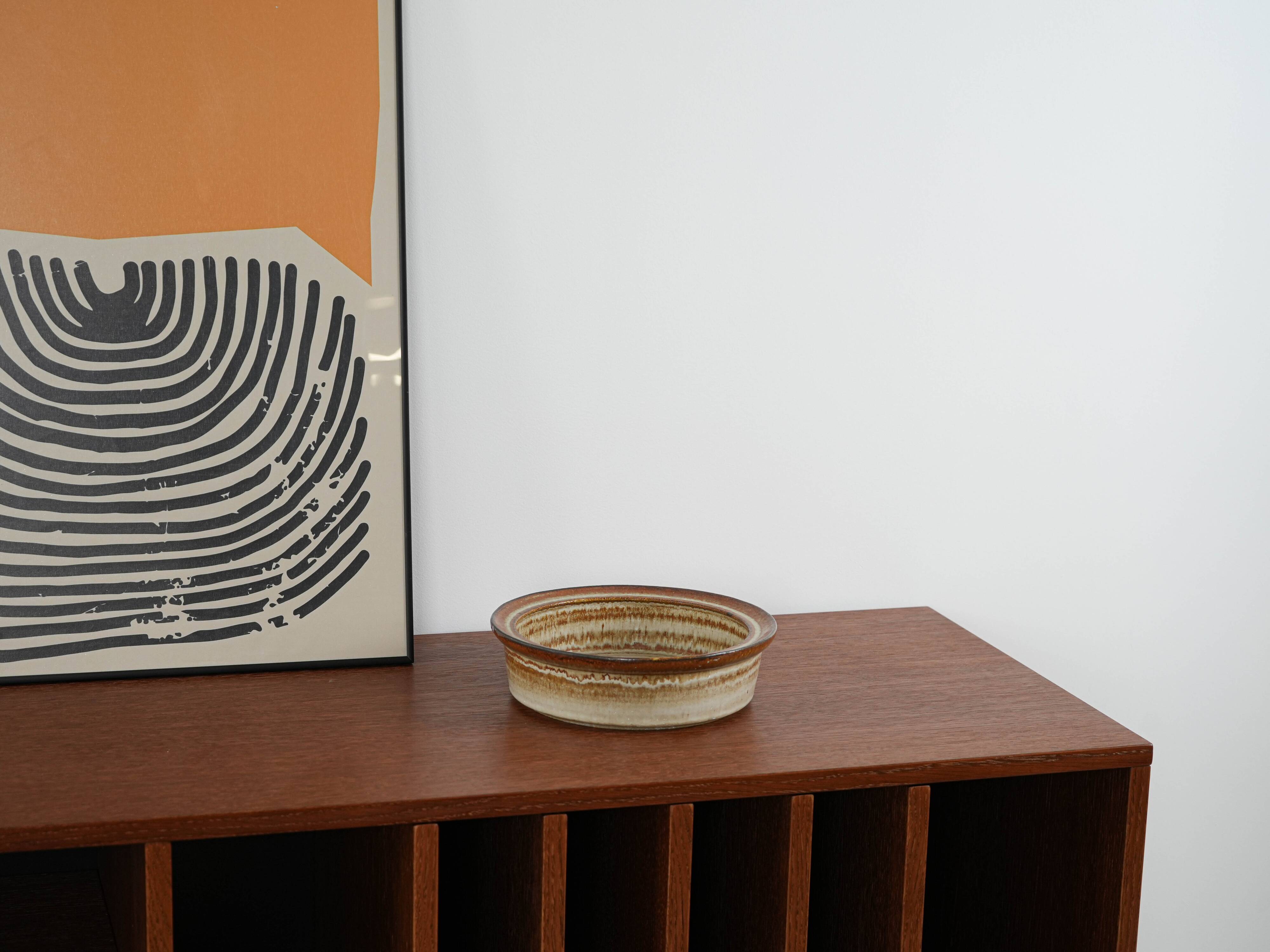 Ceramic bowl, Danish design, 1970s, manufactured by Søholm