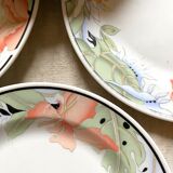 Assietets à dessert années 80