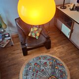 Vallauris table basse signé drac 1960 bois faïence acier