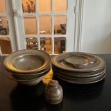 Jean Tessier stoneware tableware, Le Cep workshop