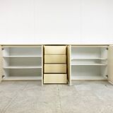 Cream lacquered sideboard 1980
