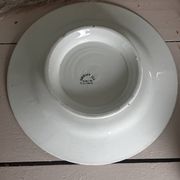 Ancienne assiette en faïence creil et montereau décor 522