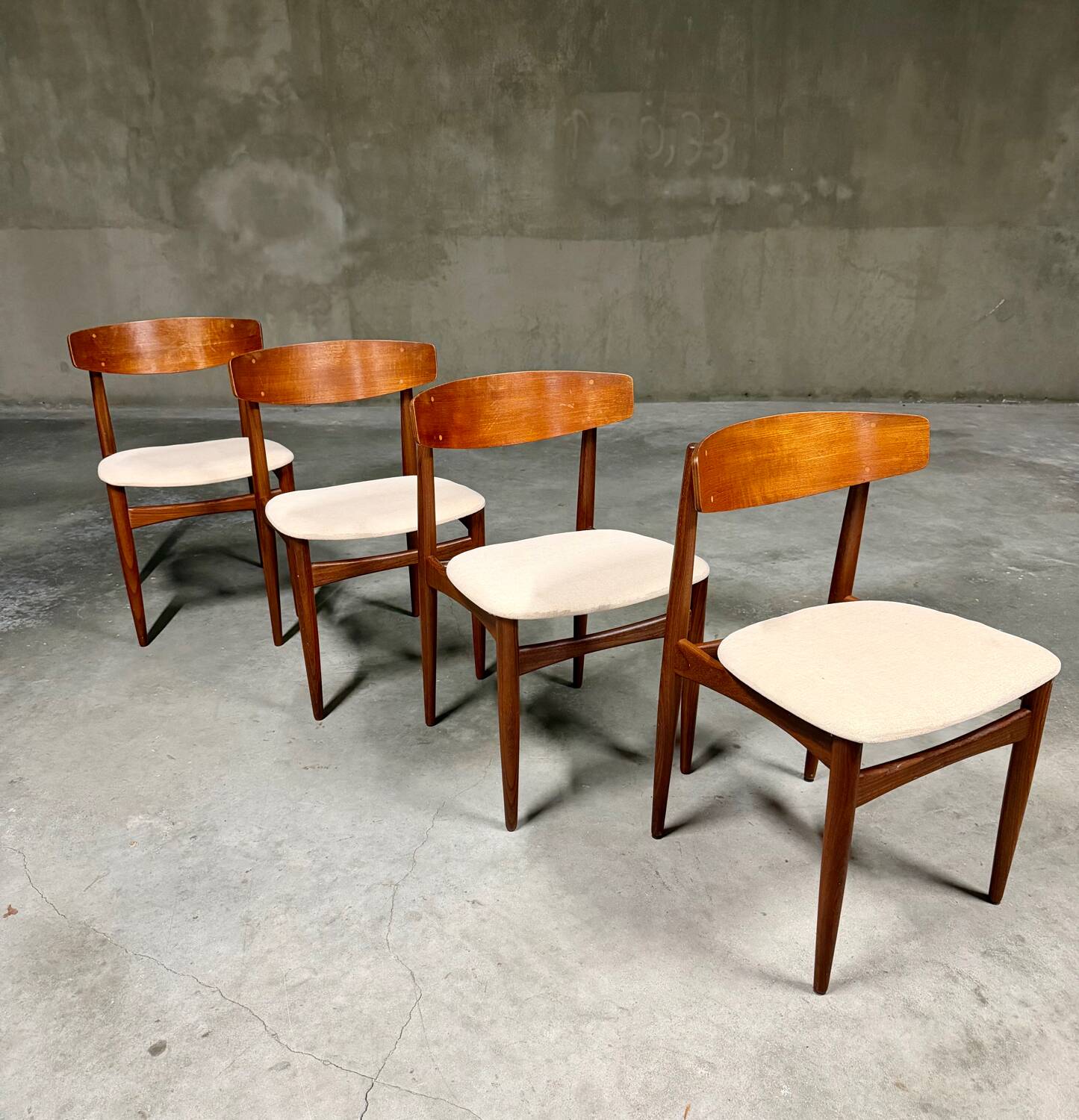 4 reupholstered Bramin chairs