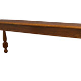 Banc en chêne massif du XXe siècle