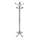 80s chrome metal coat rack