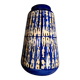 Contemporary blue ceramic vase