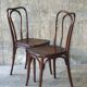 Horgen  Glarus  bistro chair seat wood Switzerland 1920
